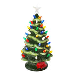 Kurt S. Adler Green Ceramic Lit Tree - One Tree 12.5 Inch, Ceramic - Battery Operated H3046 (61979)