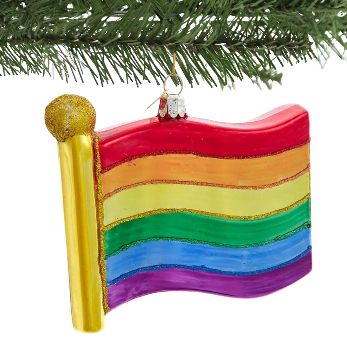 Noble Gems Pride Flag Ornament - - SBKGifts.com