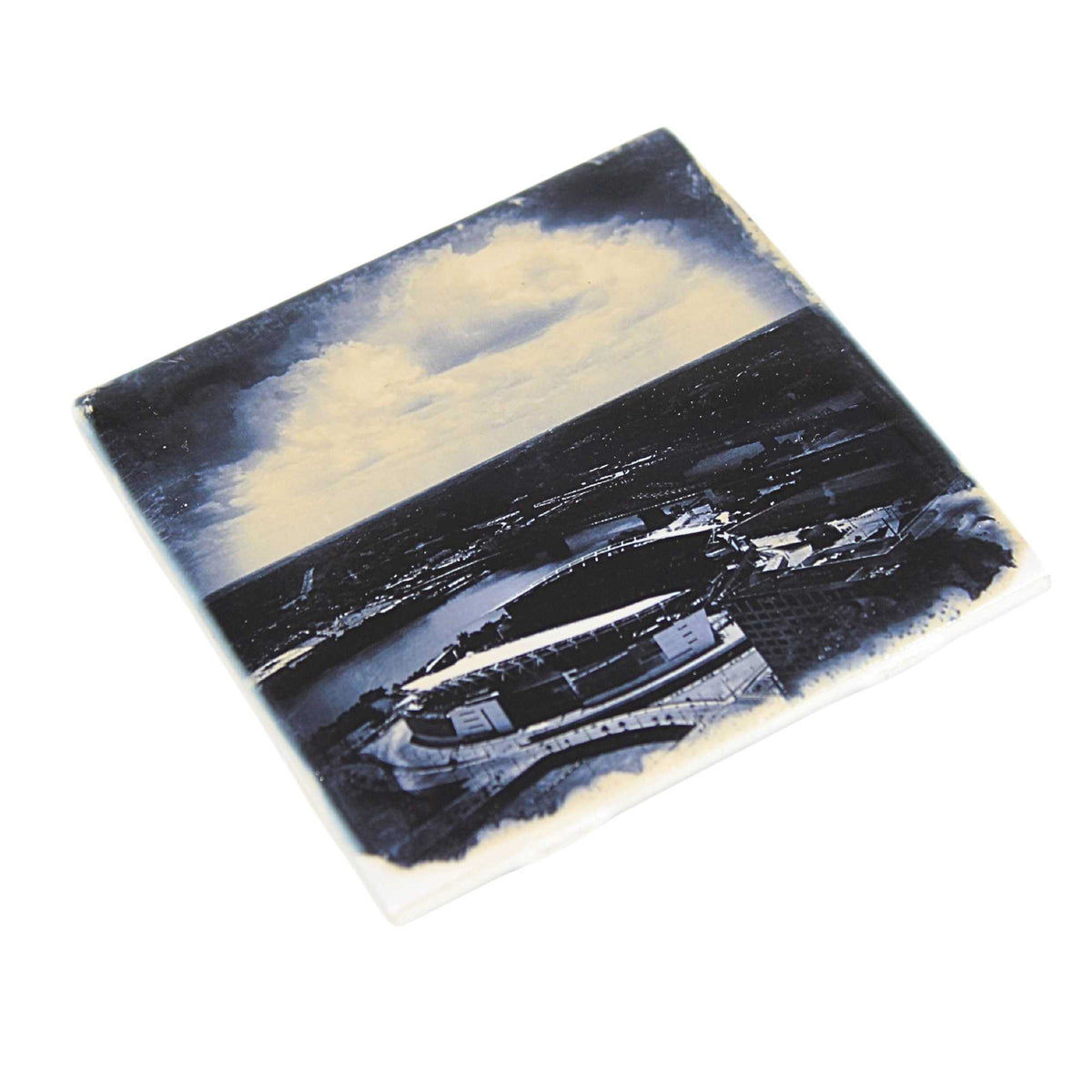 Cityscape Tiles Paul Brown Pro Football Stadium. - - SBKGifts.com