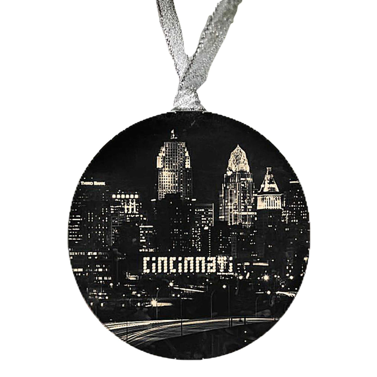 (62004) Cincinnati Night Skyline Ornament