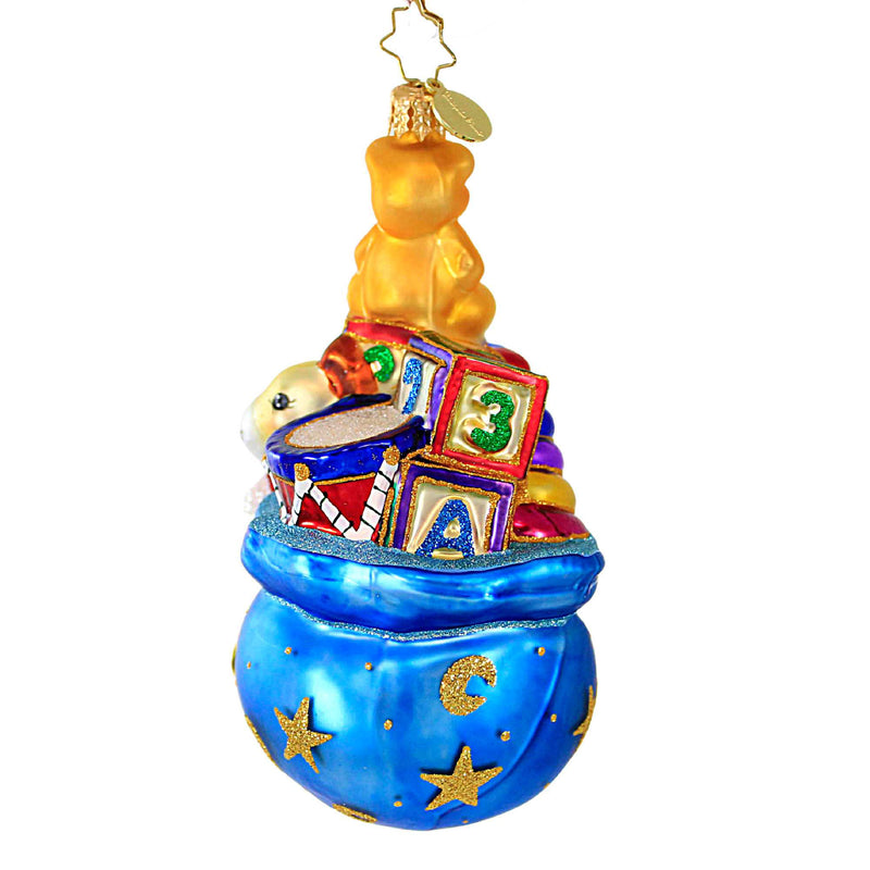 Christopher Radko Cute As A Button Claus - - SBKGifts.com