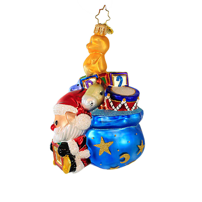 Christopher Radko Cute As A Button Claus - - SBKGifts.com