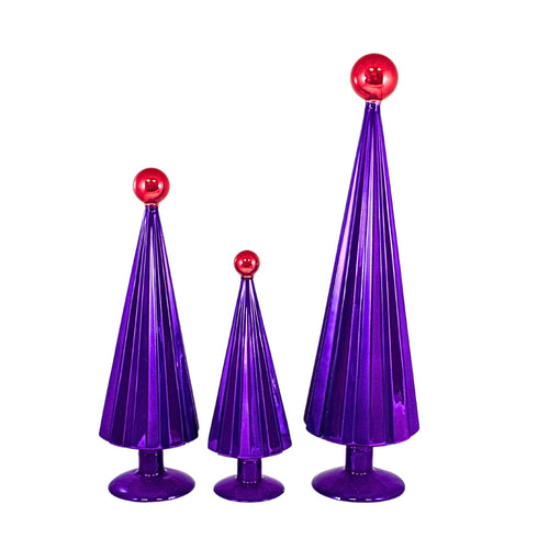 Cody Foster Pleated Trees Violet Rose - - SBKGifts.com