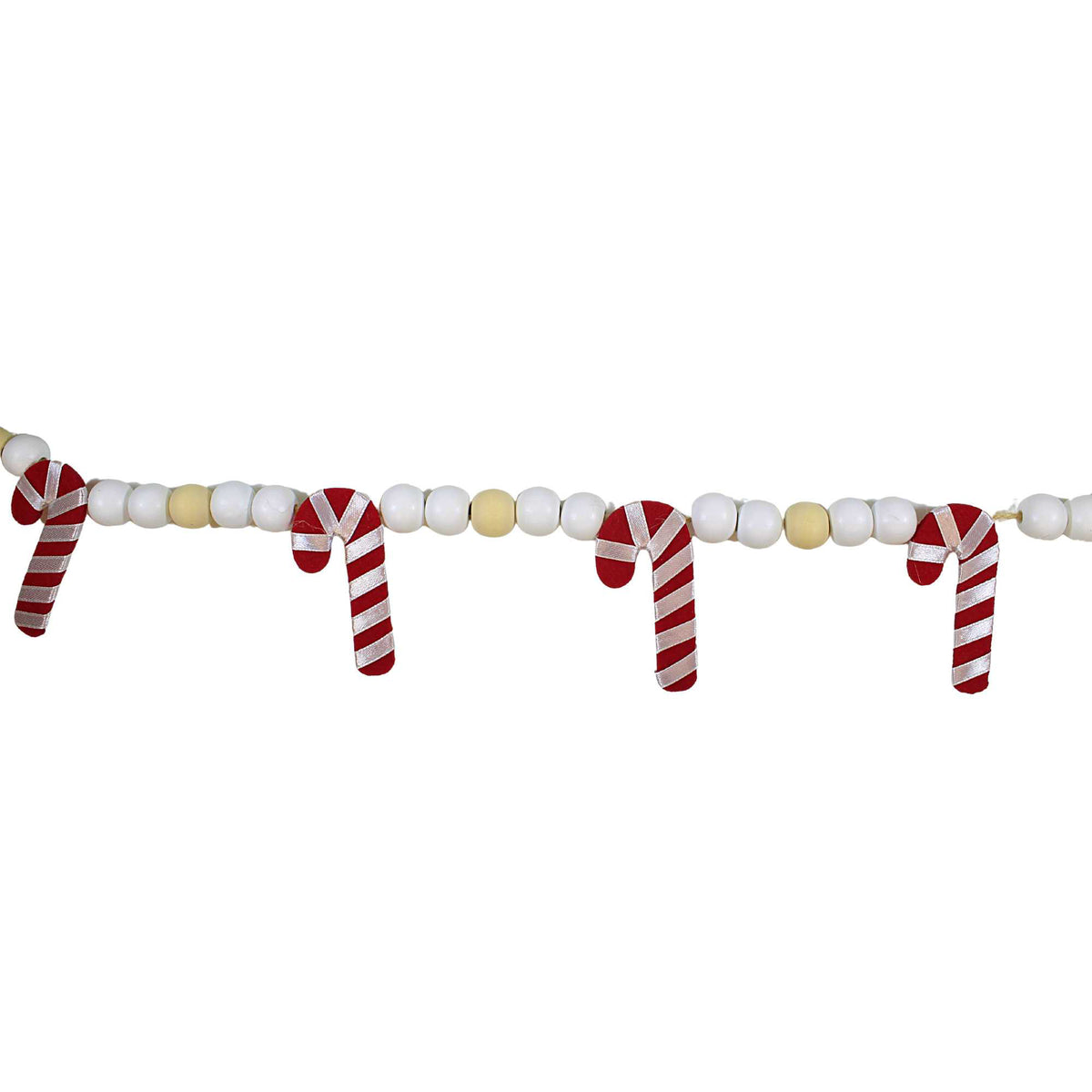 (62132) Candy Cane Bead Garland