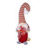 Ganz Gnome Candy Cane Holder - One Figurine 18 Inch, Polyester - Plush Peppermint Theme Mx184624 (62134)