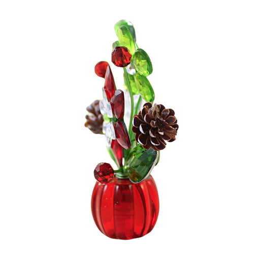 Crystal Expressions Holiday Wishes Posy Pot - - SBKGifts.com