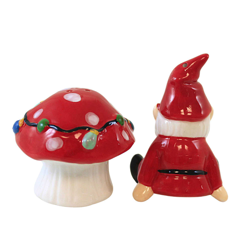 Ganz Gnome Mushroom Salt & Pepper Set - - SBKGifts.com