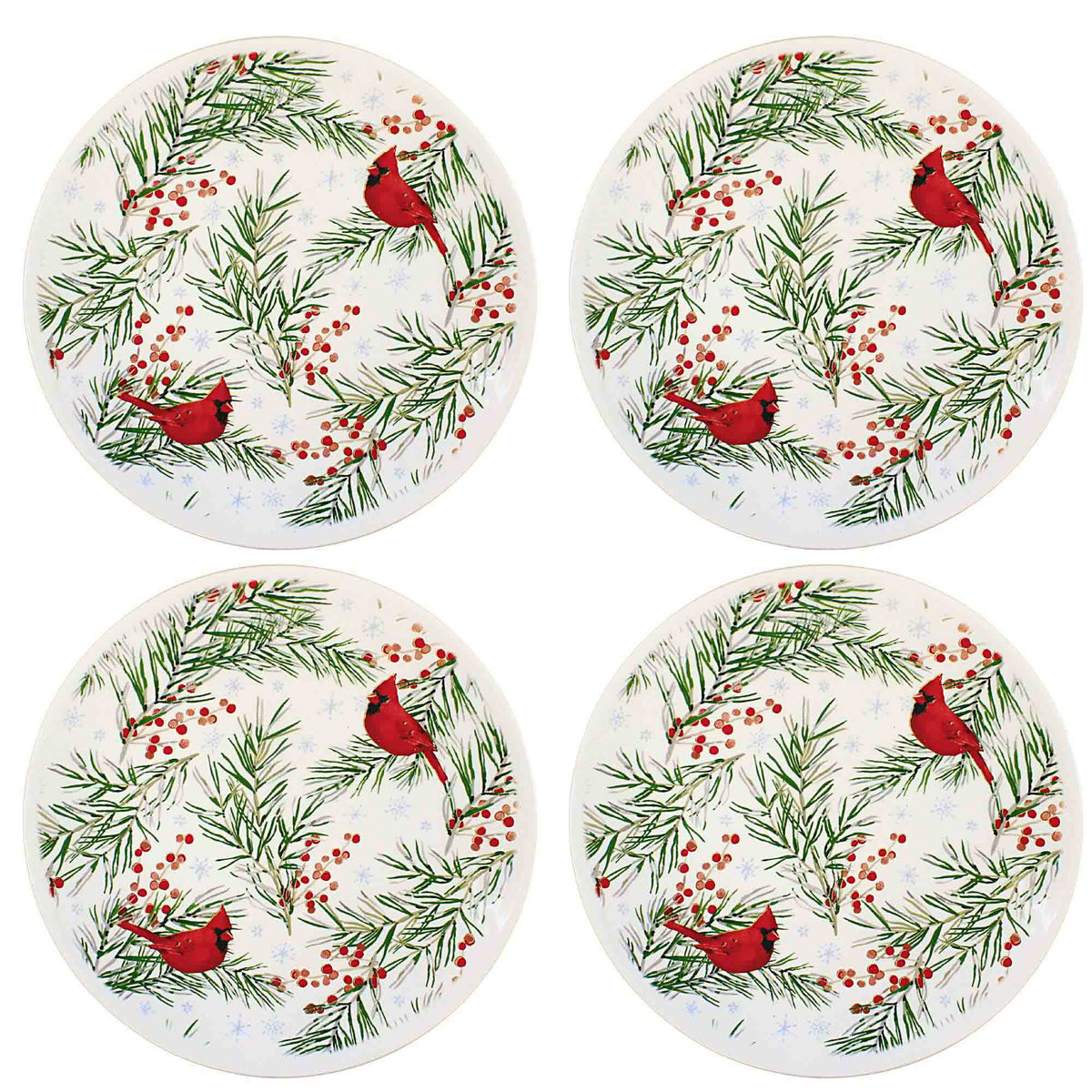 (62165) Cardinal Snack Plates