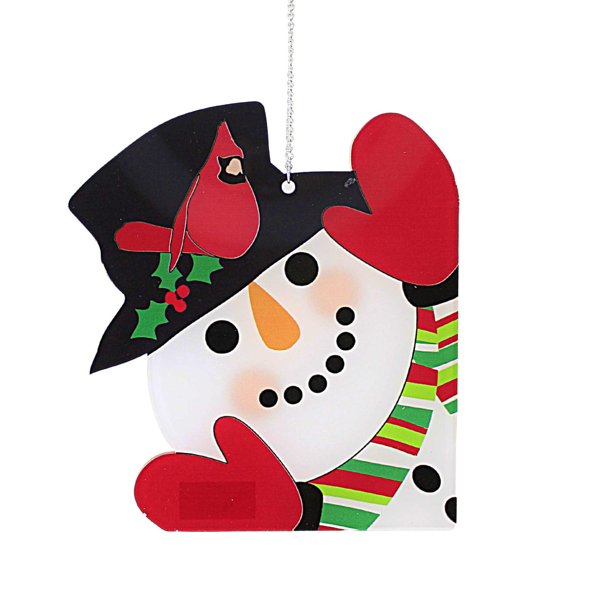 (62180) Snowman Peek-A-Boo Window Décor
