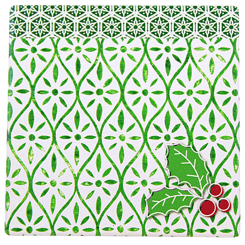 Ganz Holly Coasters - - SBKGifts.com