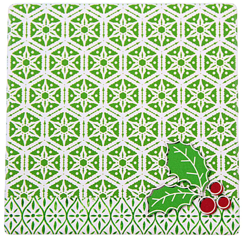 Ganz Holly Coasters - - SBKGifts.com
