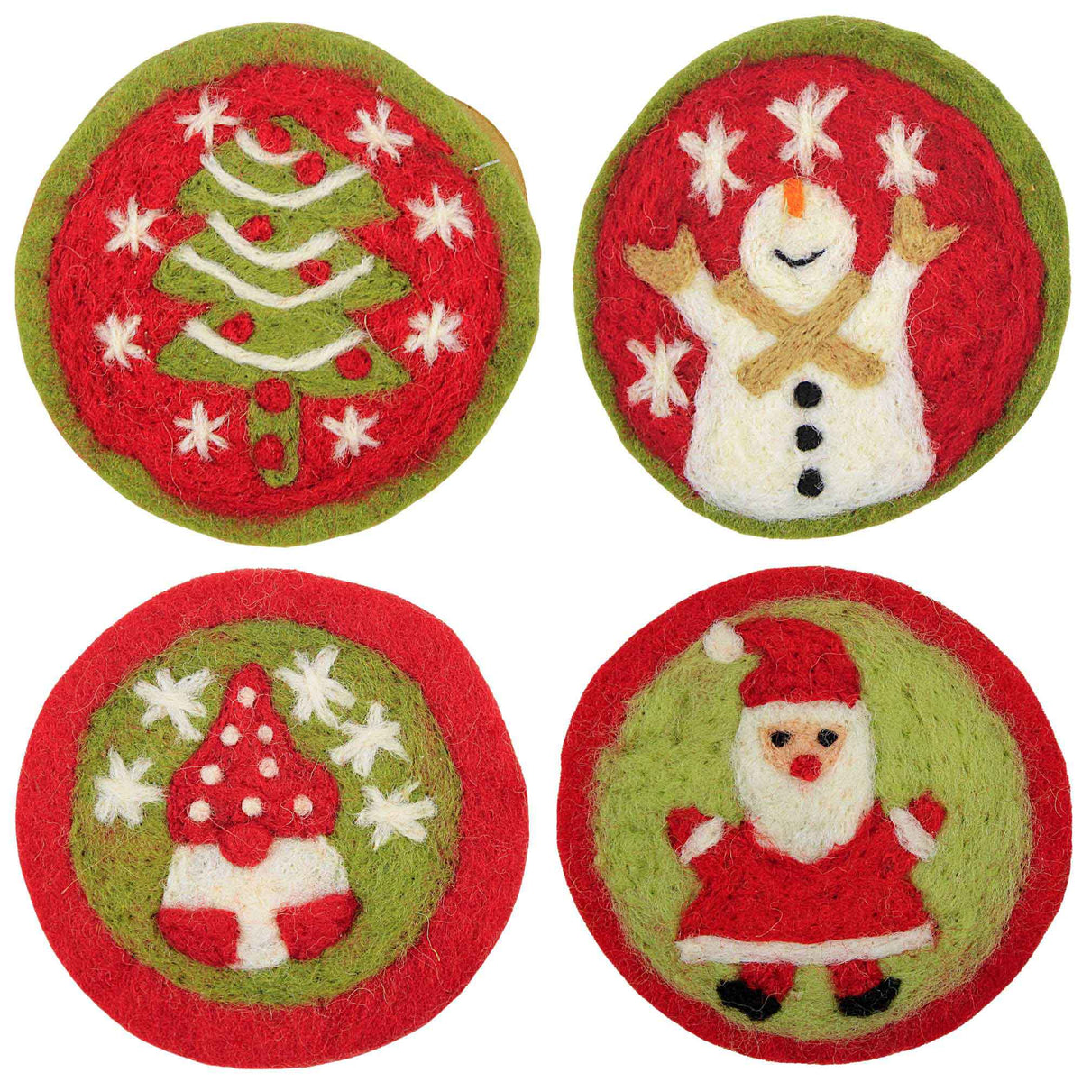 (62202) Woven Holiday Coasters