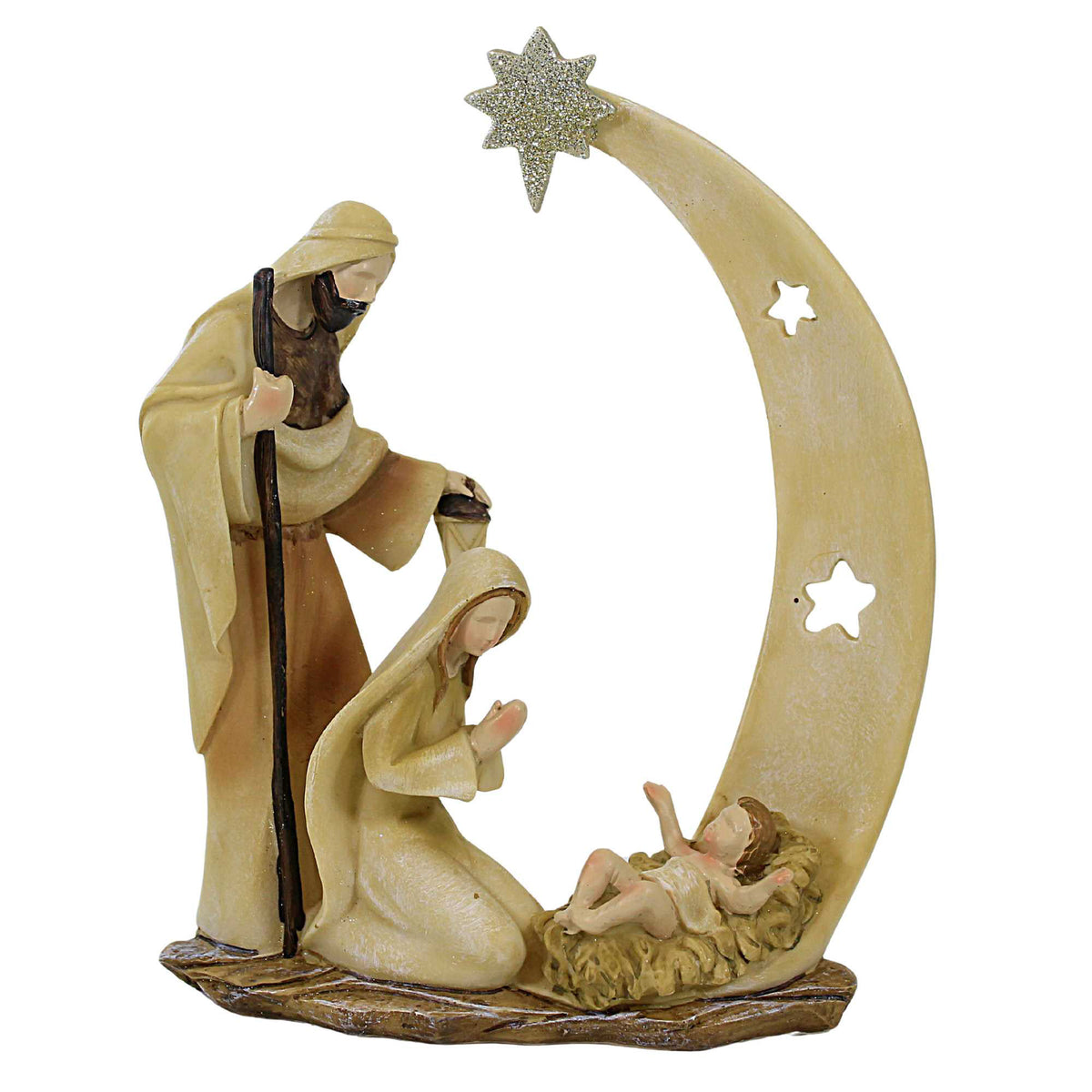 62206 Holy Family With Star Figurine MX188146