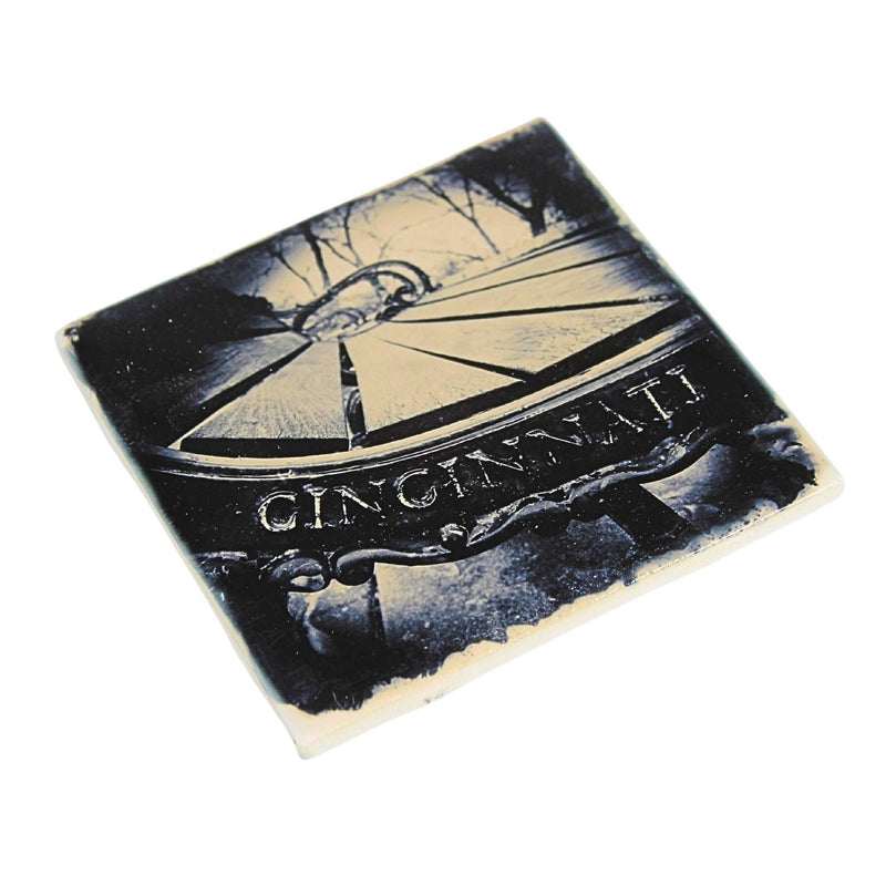 Cityscape Tiles Cincinnati Park Bench - - SBKGifts.com