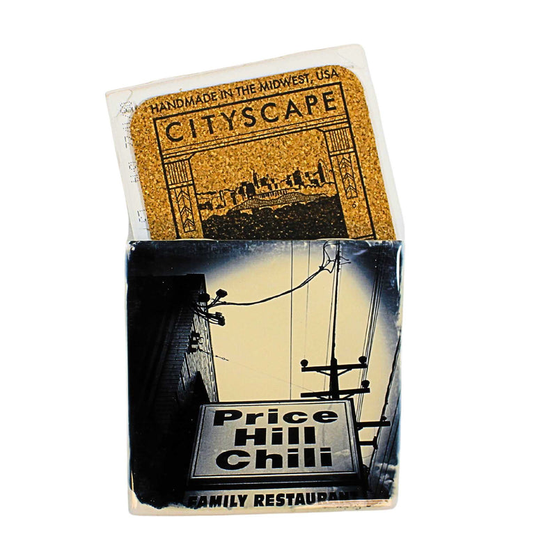 Cityscape Tiles Price Hill Chili - One Coaster 4.25 Inch, Ceramic - Family Restaurant Pricehillchili (62214)