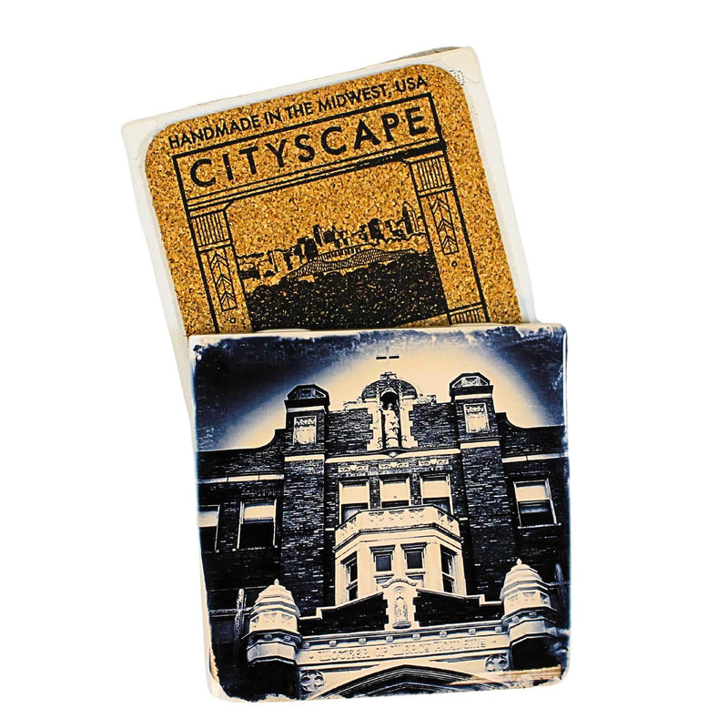 Cityscape Tiles Mother Of Mercy - One Coaster 4.25 Inch, Ceramic - Catholic Private School Mothermercy (62216)