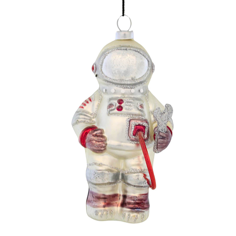 Kat + Annie Astronaut - One Ornament 5 Inch, Glass - Outer Space Suit Oxygen Tank 73174 (62221)