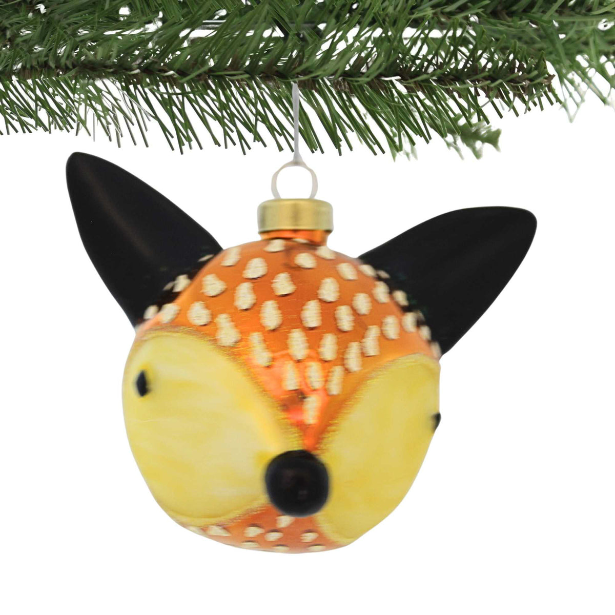 Kat + Annie Deer Fawn Head Ornament - - SBKGifts.com