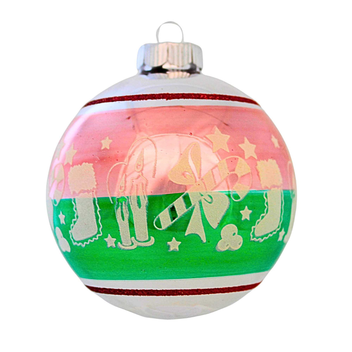 Christopher Radko Flocked Ball Ornament - - SBKGifts.com