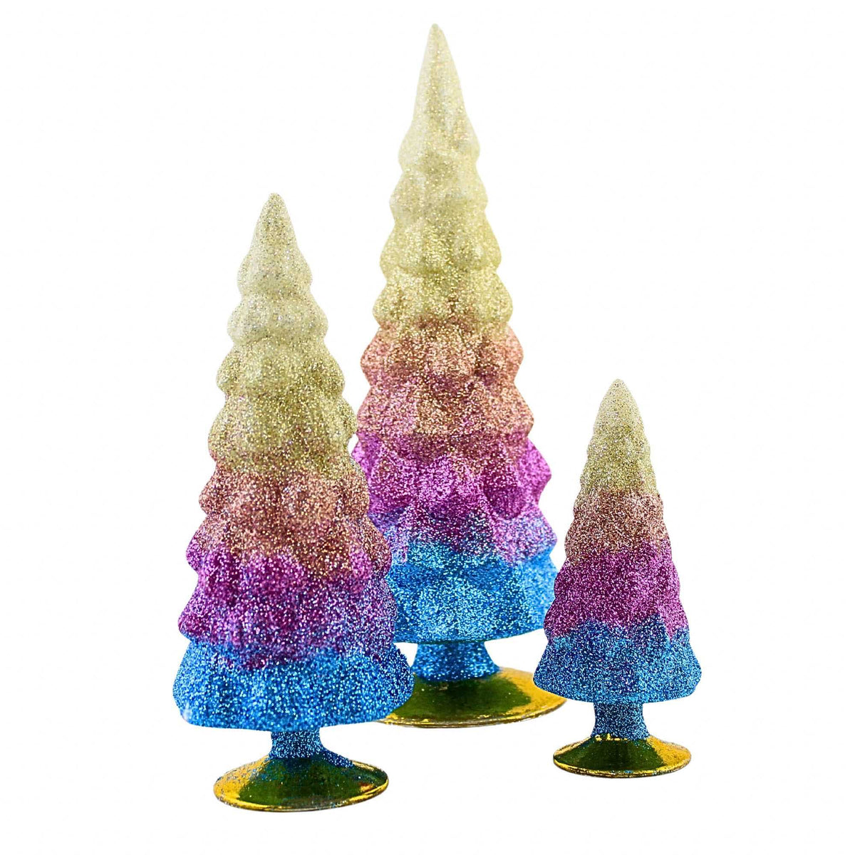 (62273) Ombre Glitter Gradient Trees