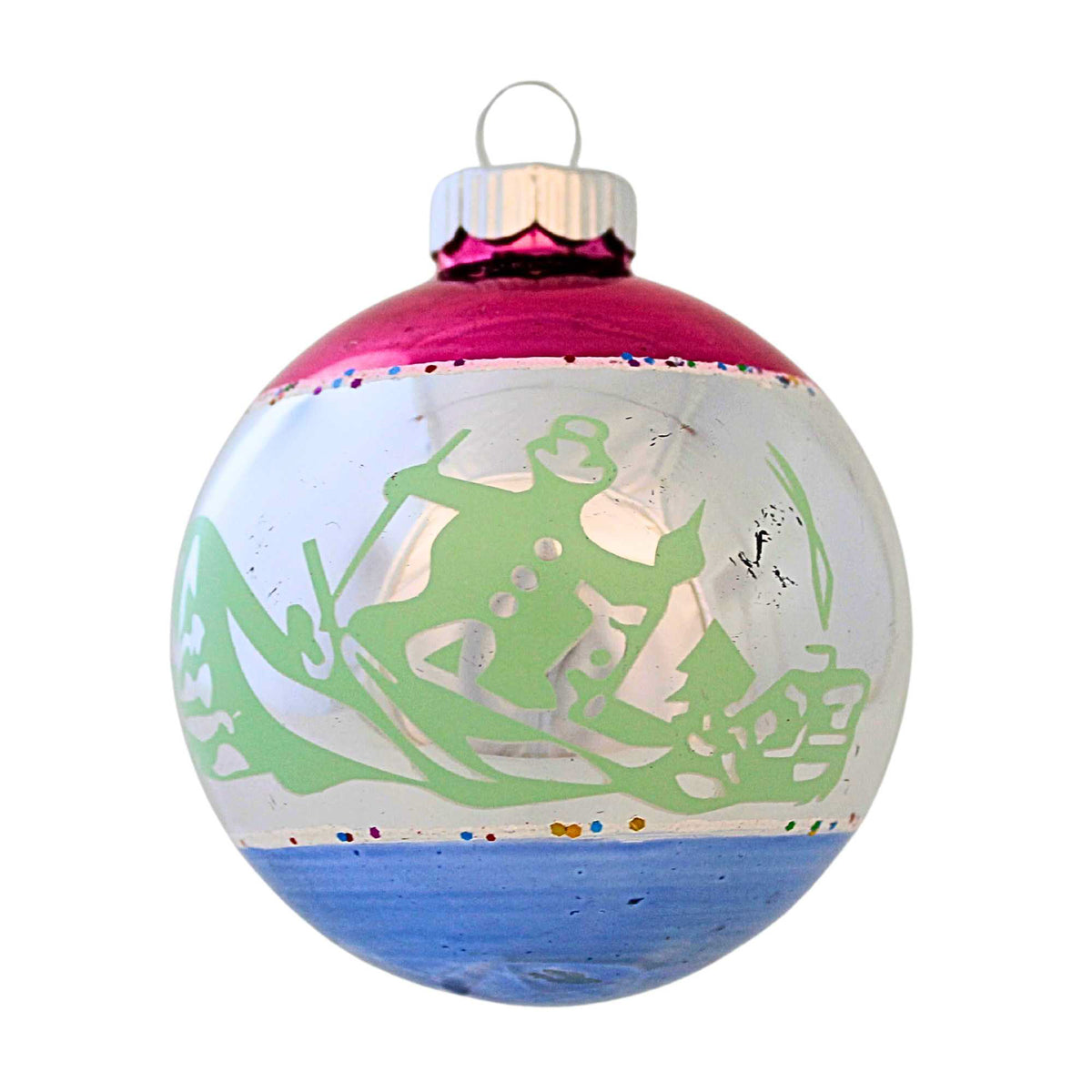 (62279) Snowman Skiing Ornament