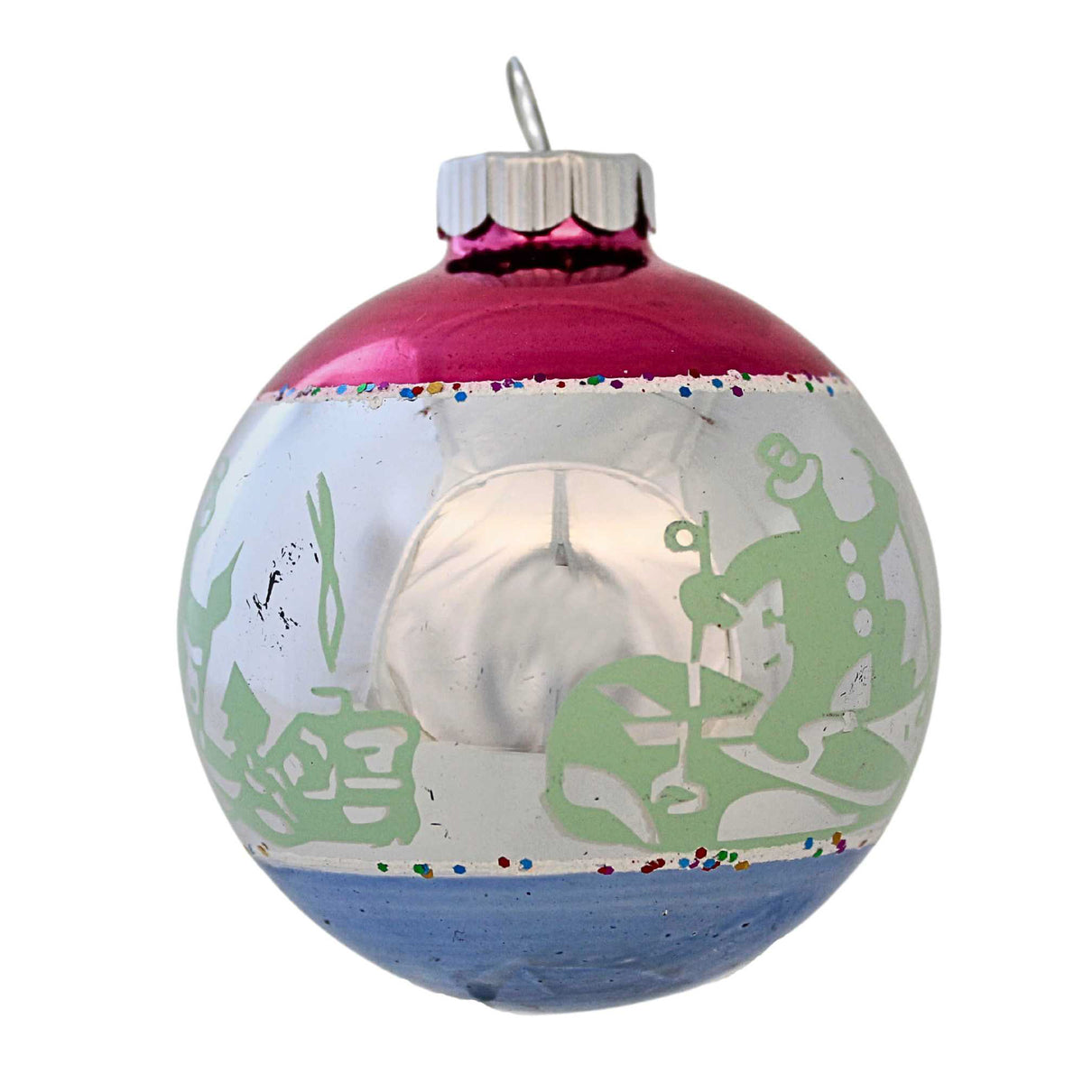 Christopher Radko Snowman Skiing Ornament - - SBKGifts.com