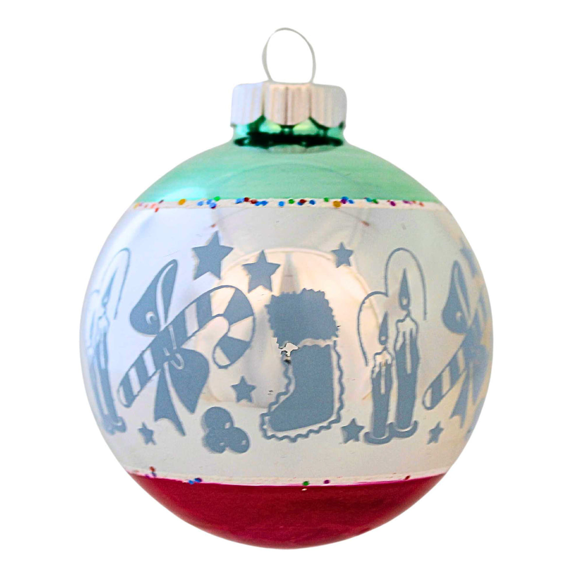 (62282) Candy Canes, Candles, Boots Ornament