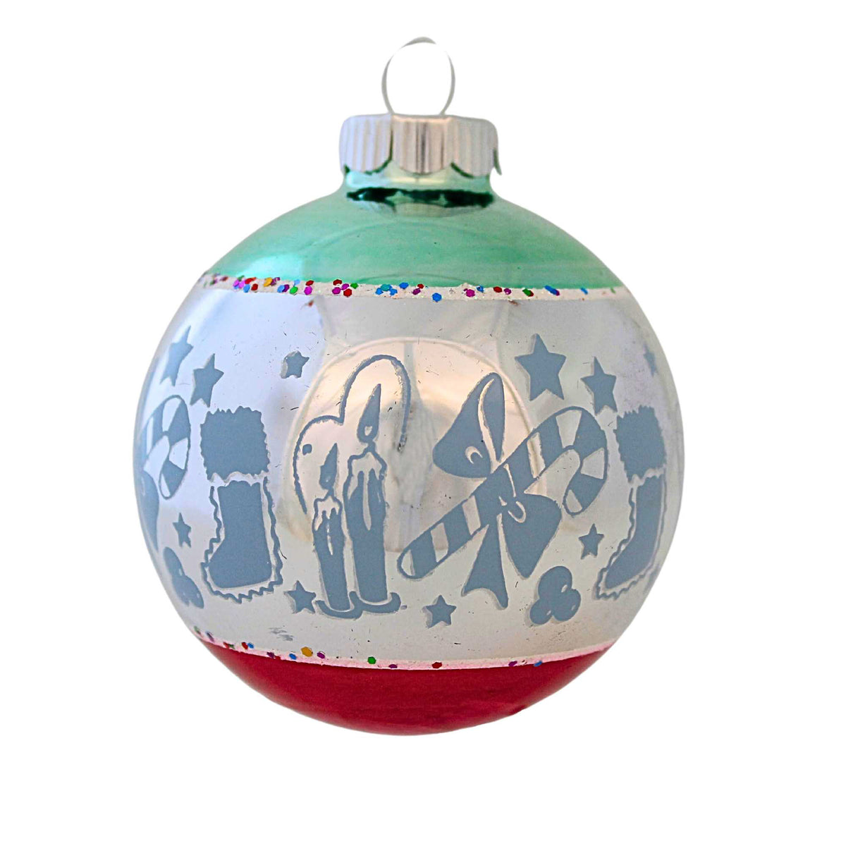 Christopher Radko Candy Canes, Candles, Boots Ornament - - SBKGifts.com