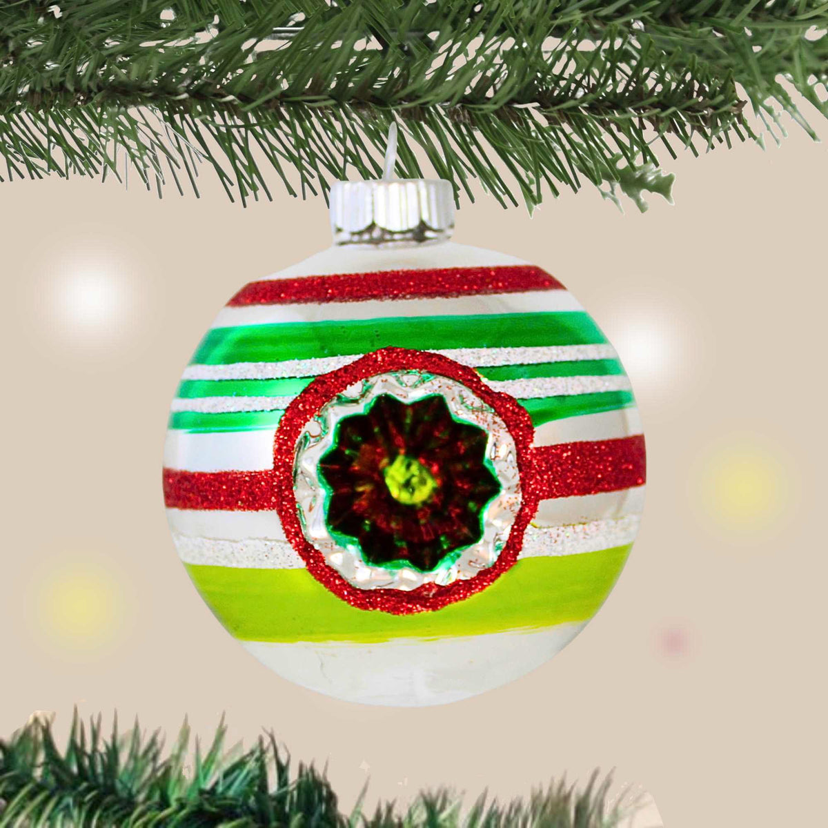 Christopher Radko Round Reflector Ornament - - SBKGifts.com