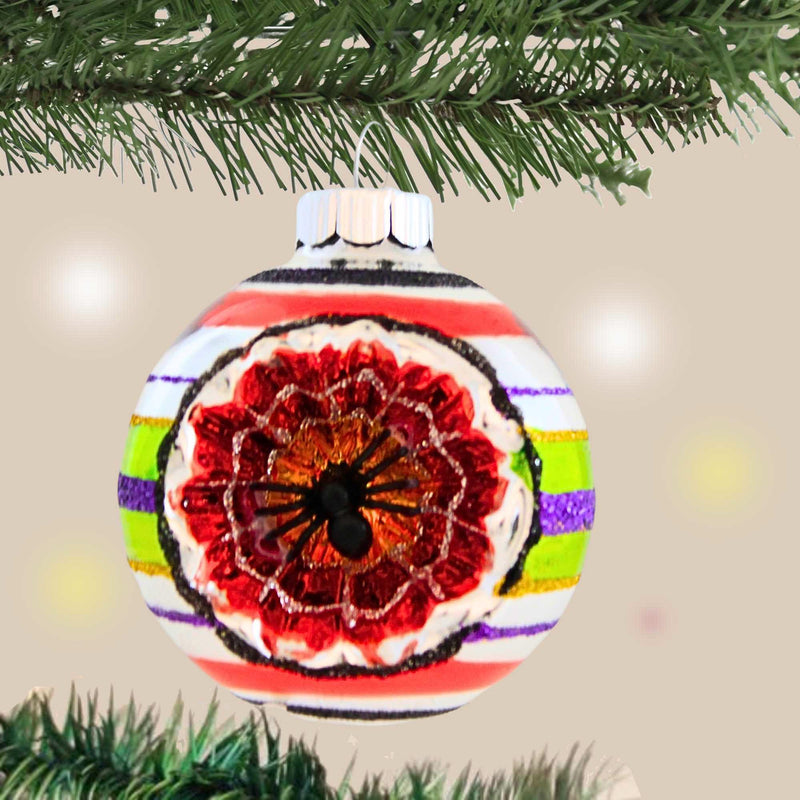 Christopher Radko Halloween Spider Reflector Ornament - - SBKGifts.com