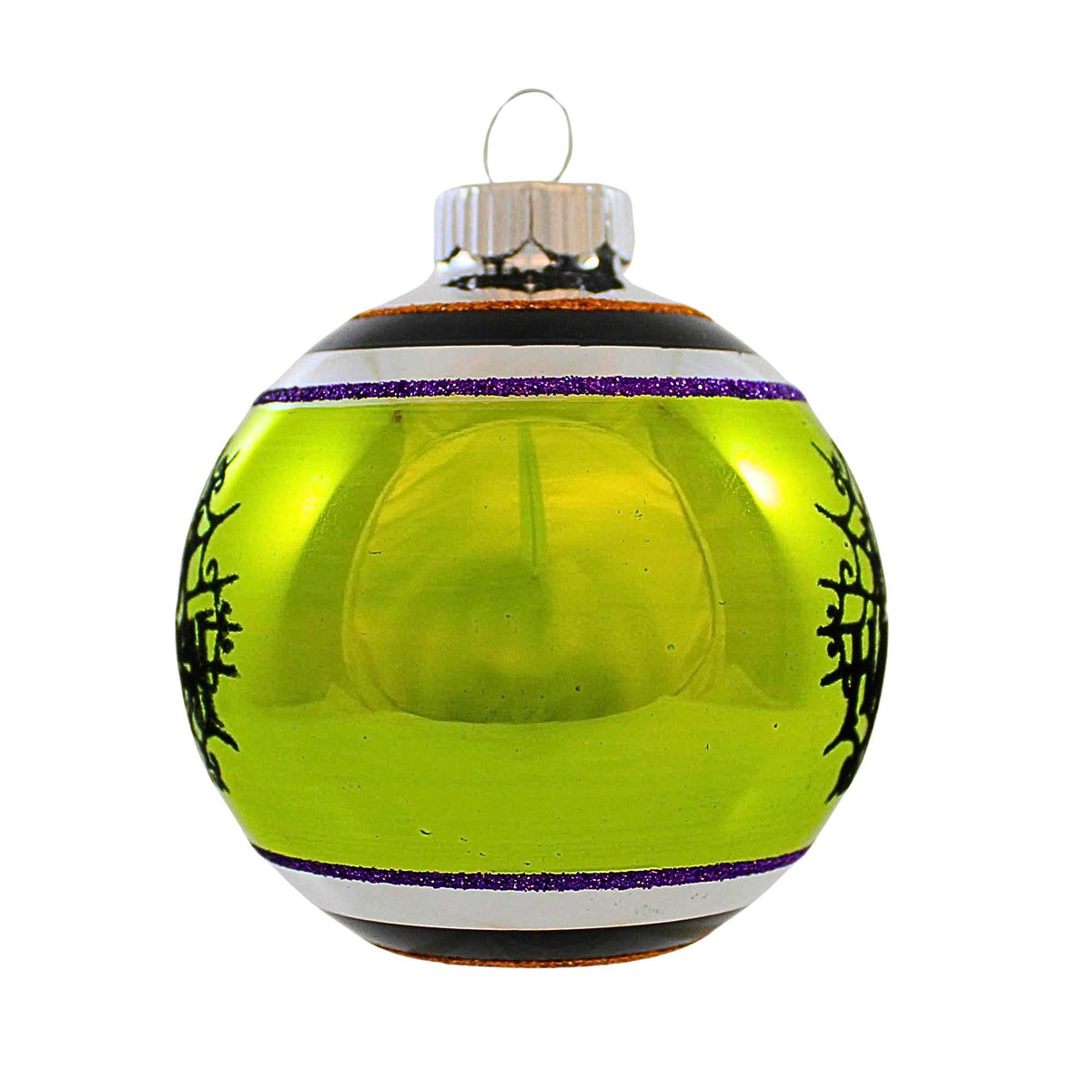 Christopher Radko Halloween Flocked Ball - - SBKGifts.com