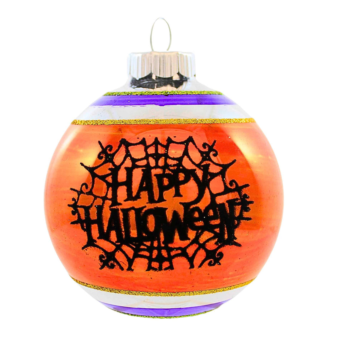 (62305) Halloween Flocked Ball Ornament