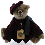 Boyds Bears Plush Bess W Pattington Fabric Artisan Bear Dressed Winter 9200102 (6233)
