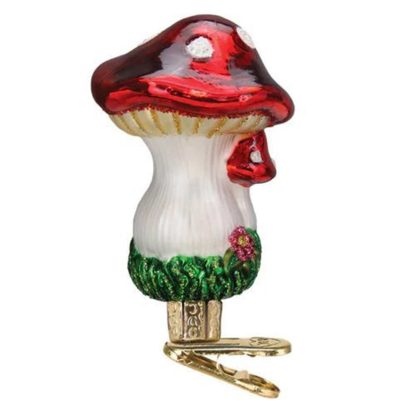 Old World Christmas Clip On Mushroom - - SBKGifts.com