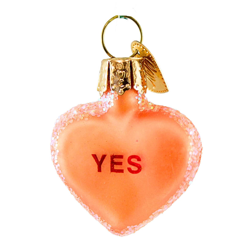 Old World Christmas Conversation Heart Set - - SBKGifts.com