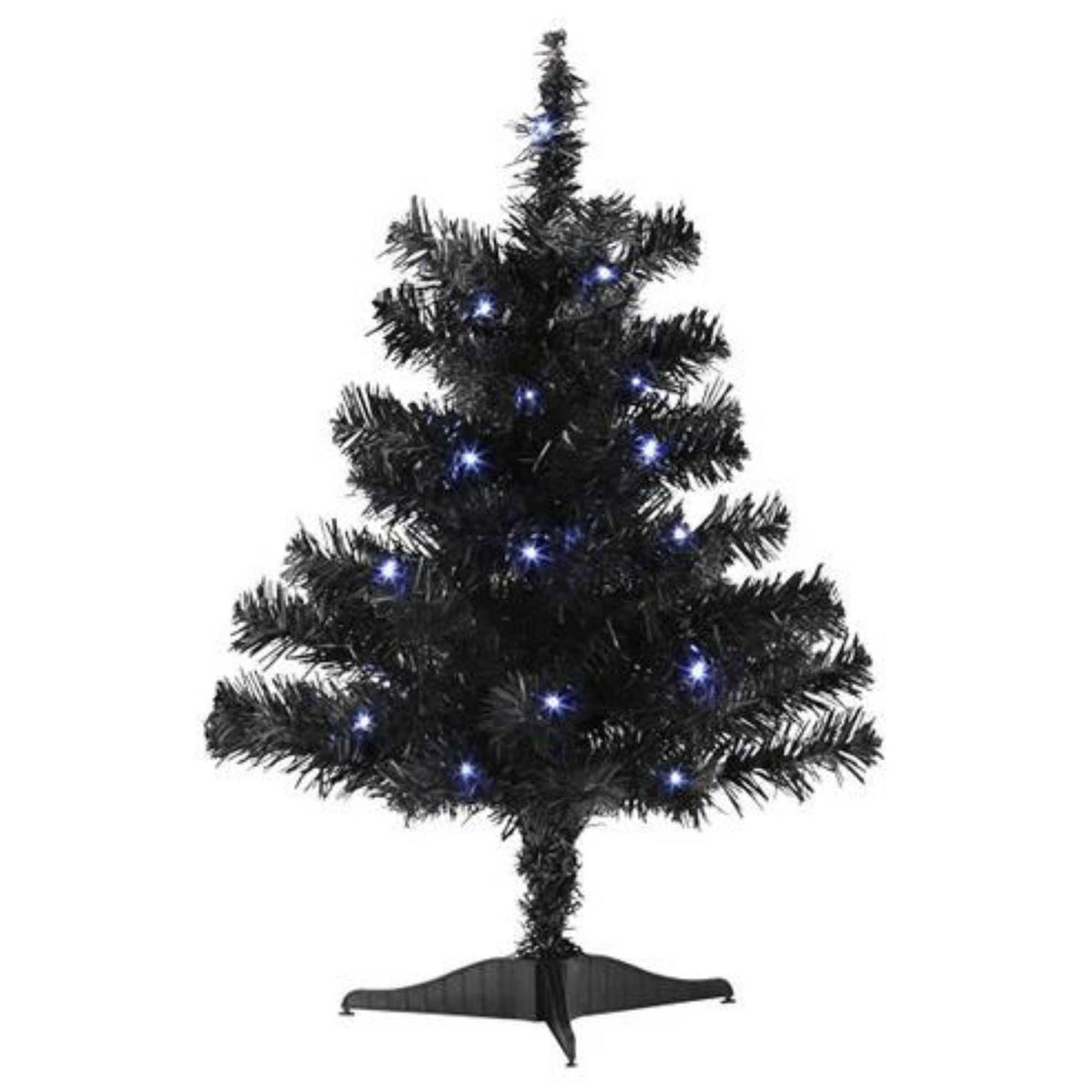 (62396) Mini Black Tree Pre-Lit