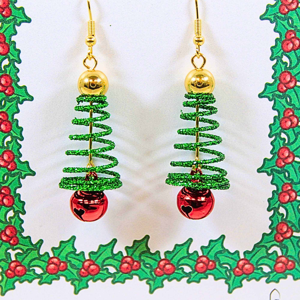 Roman Jingle Bell Tree Earring - - SBKGifts.com