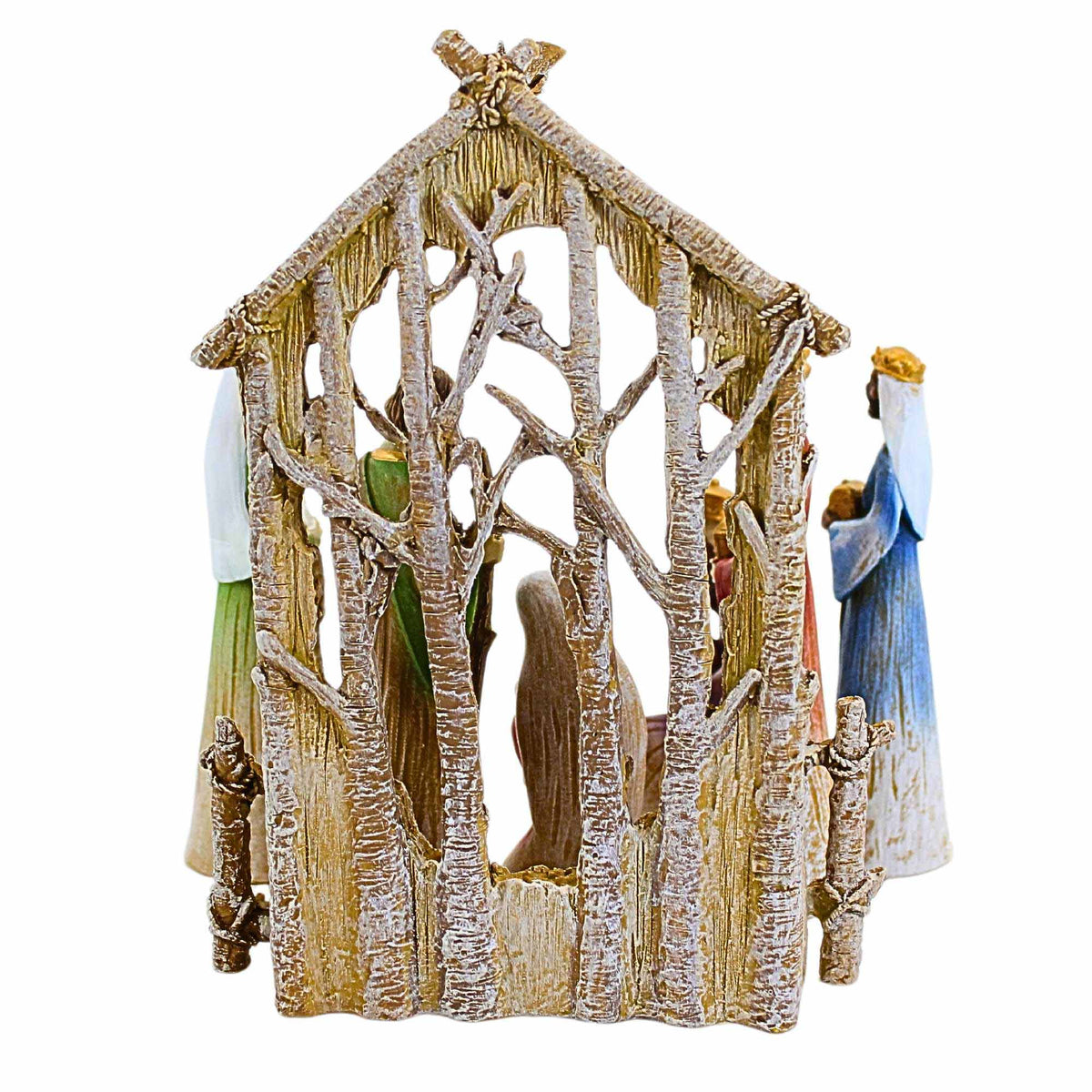Roman Birch Nativity Set - - SBKGifts.com