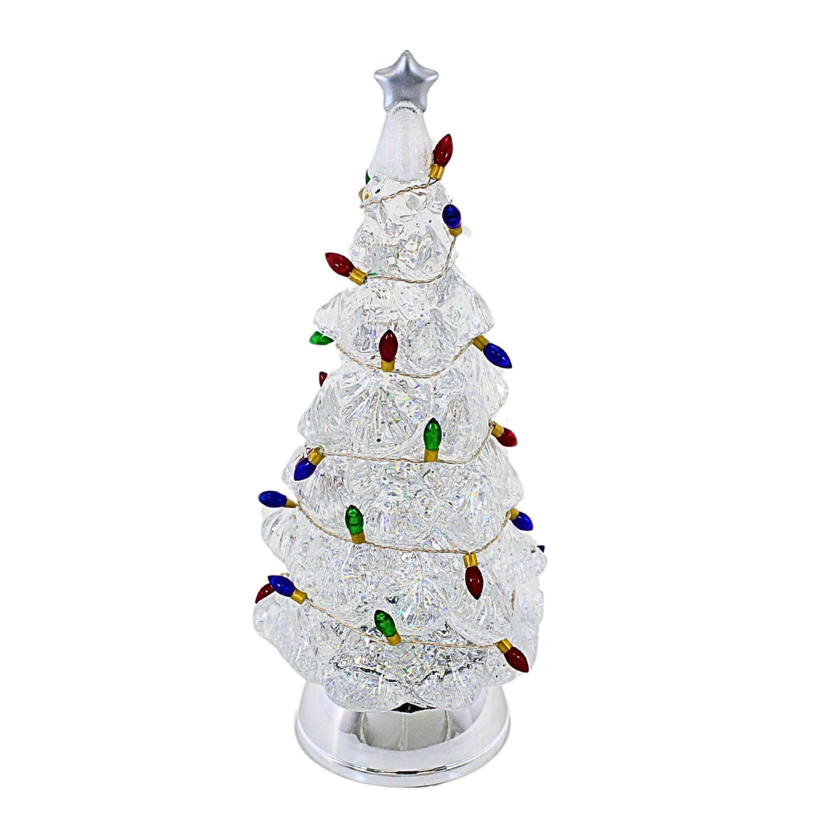 Lighted Swirl Tree With Light Strand 62507