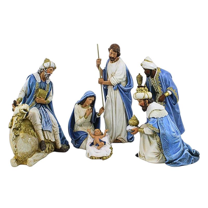 (62508) Nativity In Gold And Blue