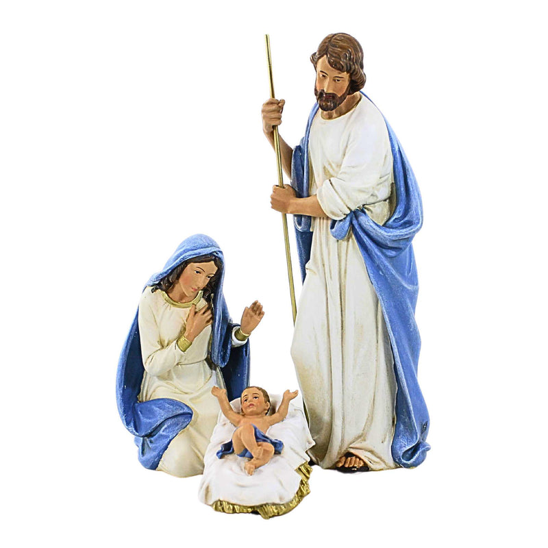 Joseph Studio Nativity In Gold And Blue - - SBKGifts.com