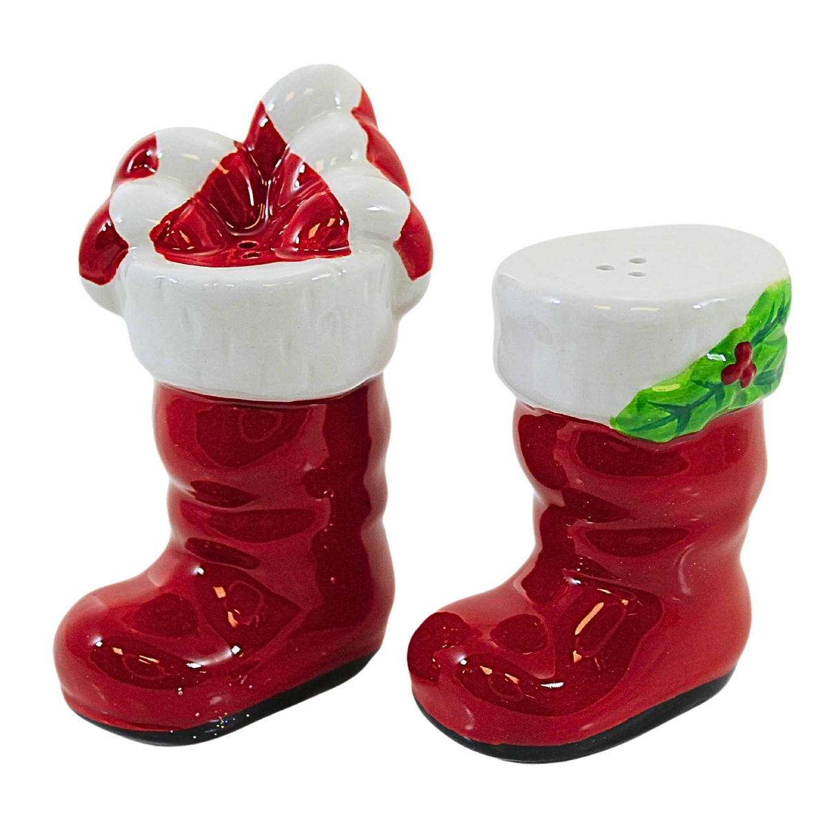 (62526) Santa Boots S & P Shakers