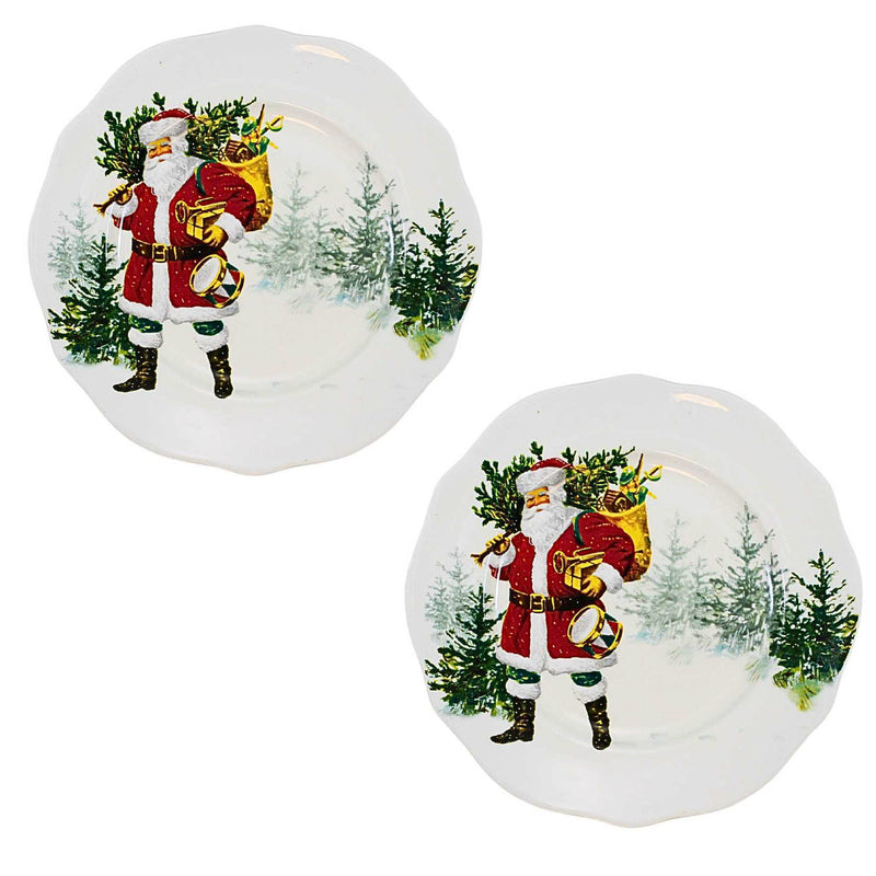 (62536) Christmas Appetizer Plate Set