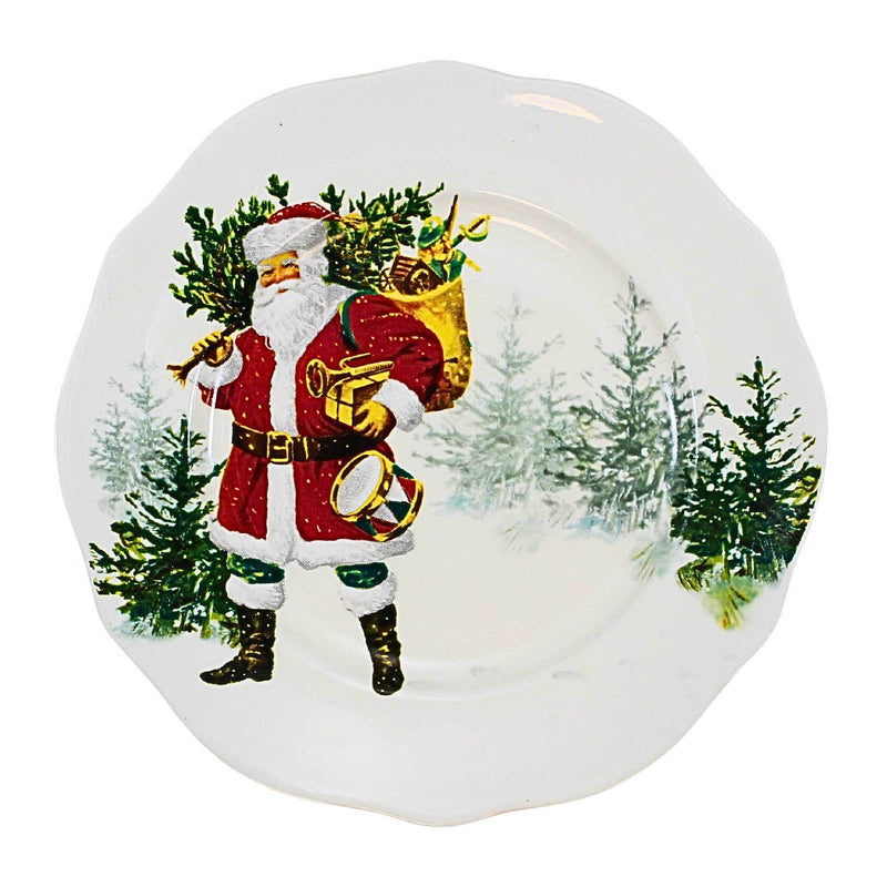 Tag Christmas Appetizer Plate Set - - SBKGifts.com