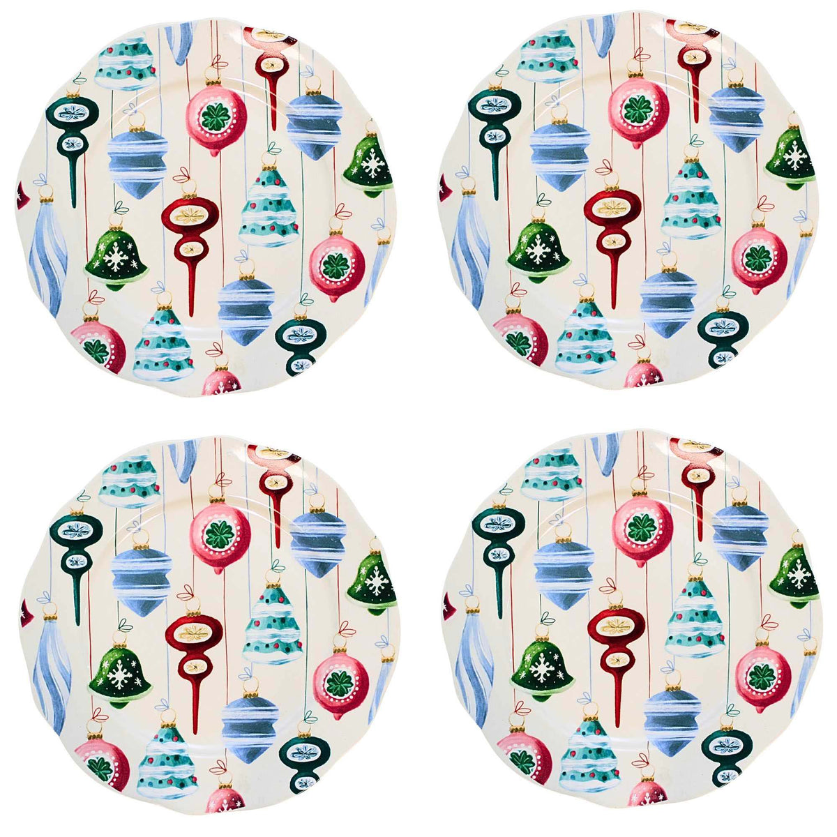 (62546) So This Is Christmas Salad Plates