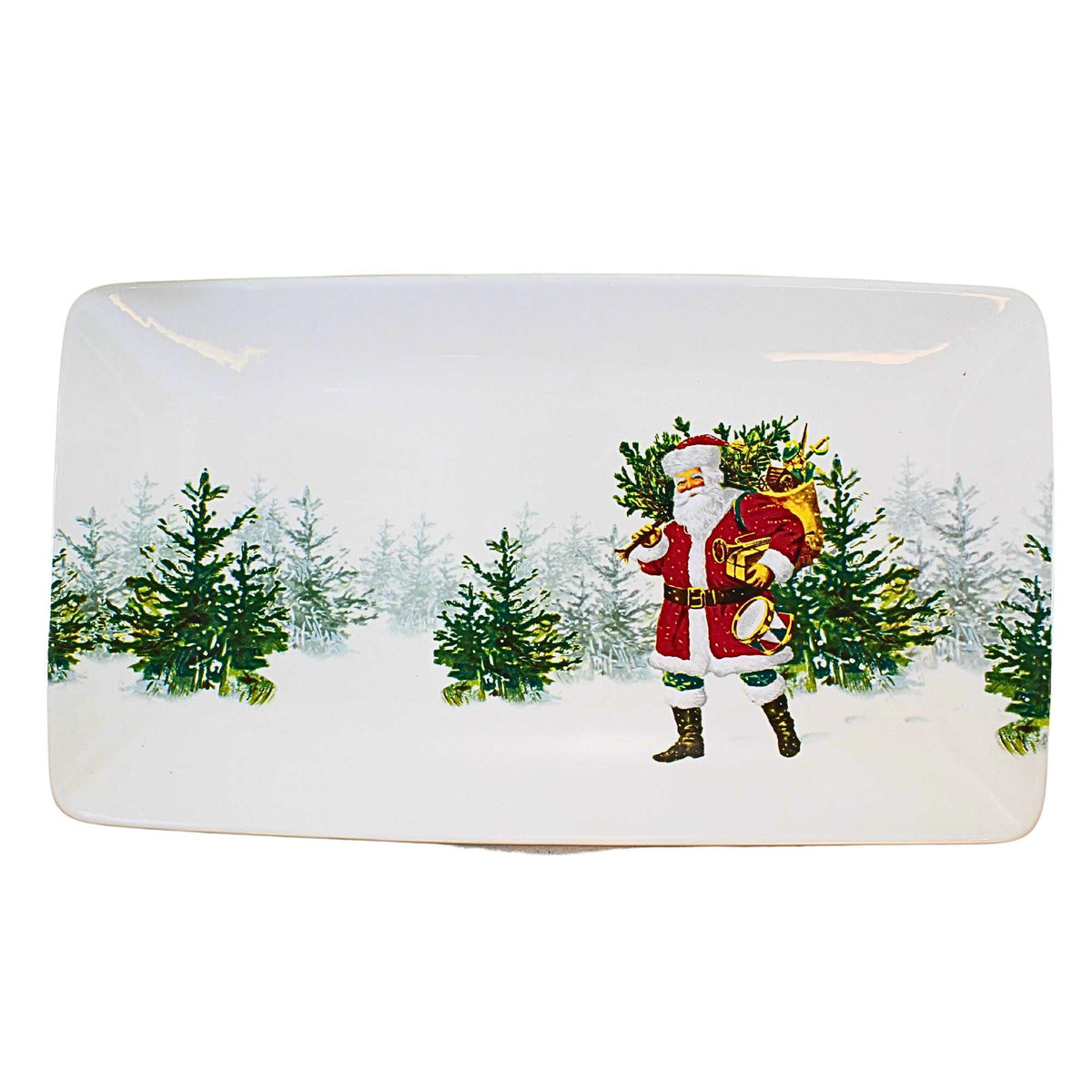 (62547) So This Is Christmas Santa Platter