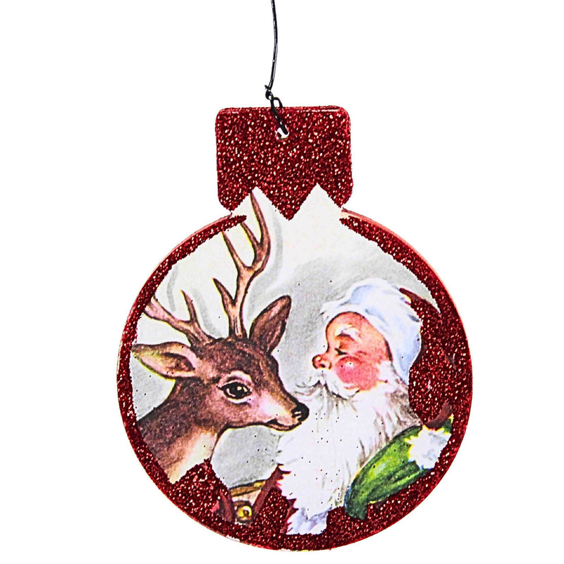 Primitives By Kathy Santa Ornament Set - - SBKGifts.com