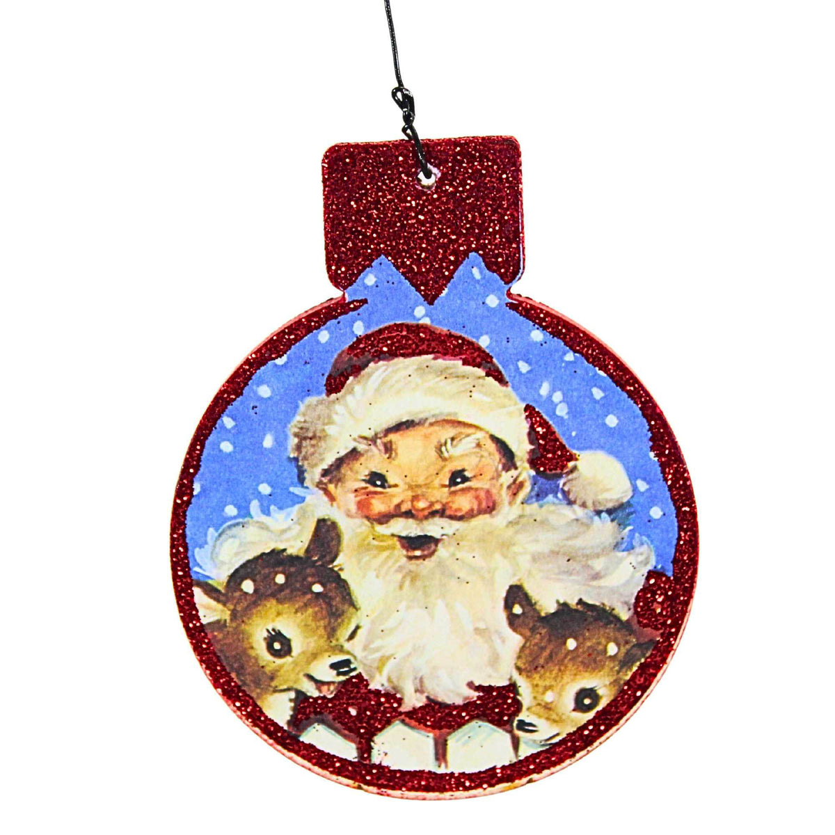 Primitives By Kathy Santa Ornament Set - - SBKGifts.com