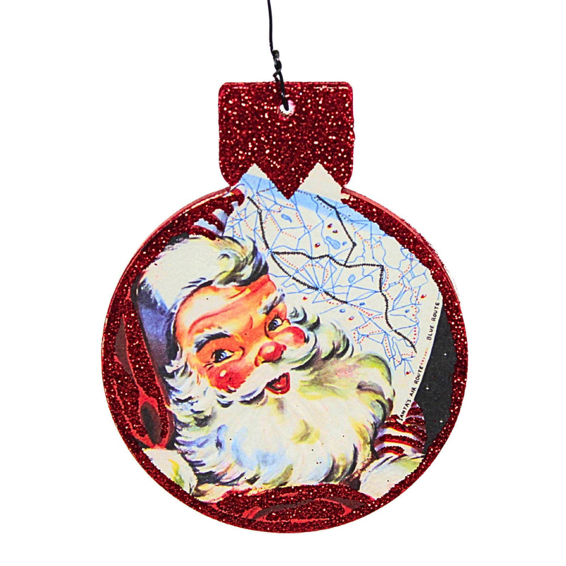 Primitives By Kathy Santa Ornament Set - - SBKGifts.com