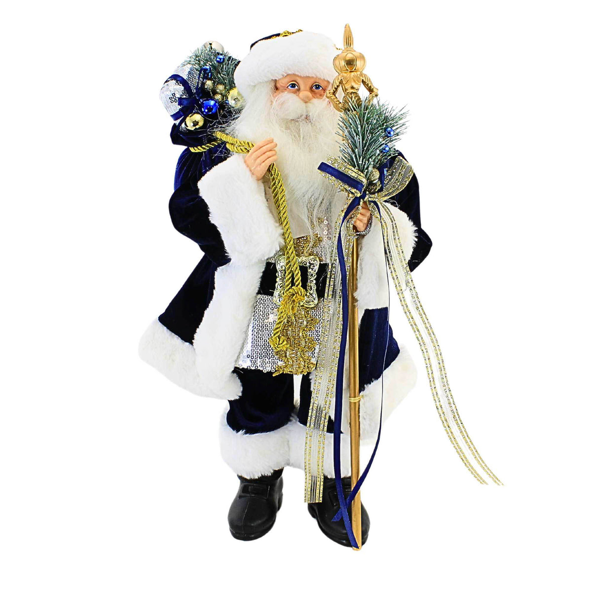 62651 Santa In Navy And Gold 137338